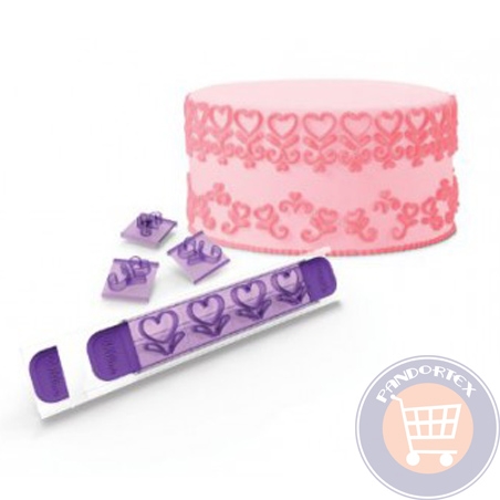 19 DARABOS BORDŰR MINTÁZÓ - SZÍV