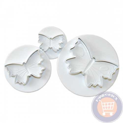 MARCIPÁN, FONDANT KISZÚRÓ SZETT - NAGY PILLANGÓ