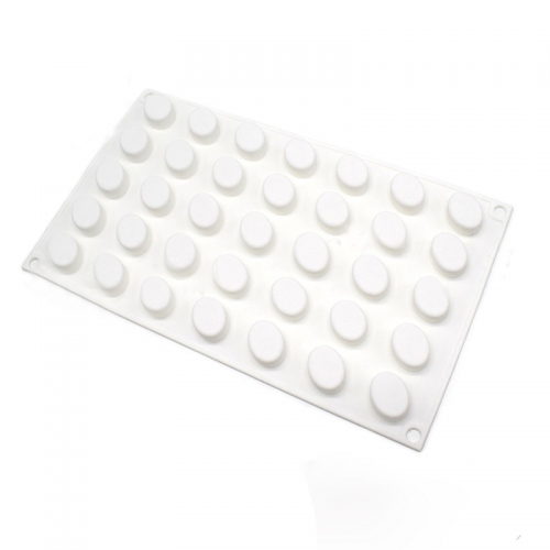 35 RÉSZES SZILIKON BONBON ÉS PRALINÉ FORMA - OVÁLIS 