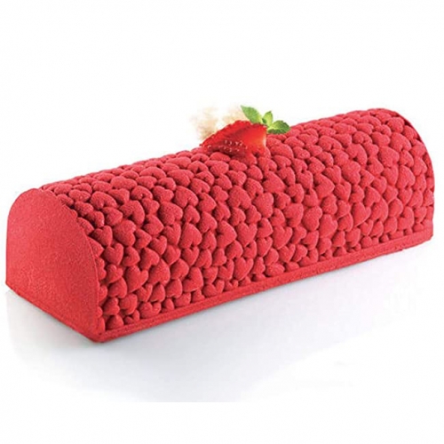 SZILIKON ALAGÚT FORMA SZÍV - LOVE LAPPAL 