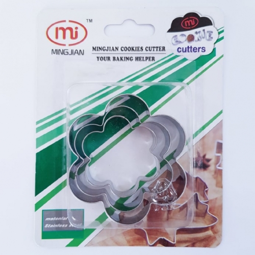 3 DARABOS FÉM SÜTEMÉNYKISZÚRÓ - VIRÁG