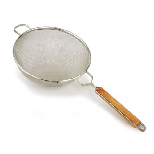 DUPLA SZŰRŐ FA NYÉLLEL  20CM