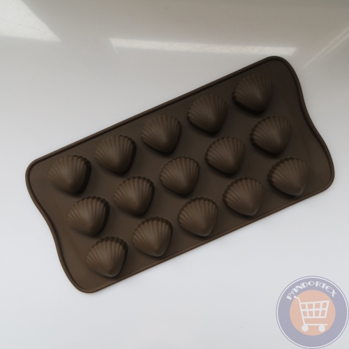 SZILIKON BONBON FORMA - KAGYLÓ