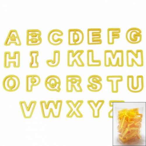 26 DARABOS MŰANYAG BETŰ KISZÚRÓ KÉSZLET 