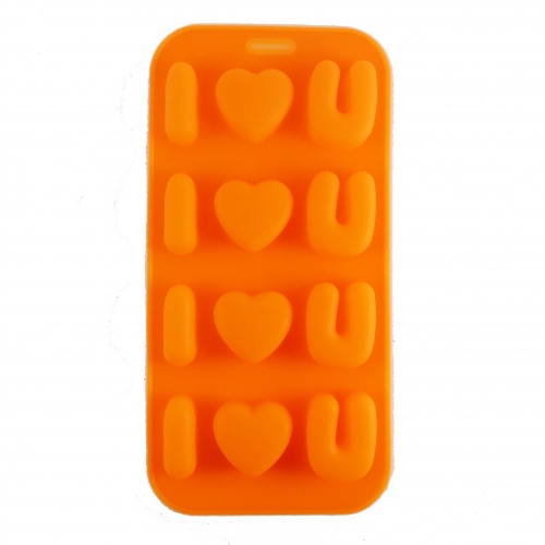 2 DARABOS SZILIKON BONBON FORMA - I LOVE YOU
