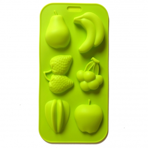2 DARABOS SZILIKON BONBON FORMA - GYÜMÖLCSÖK 