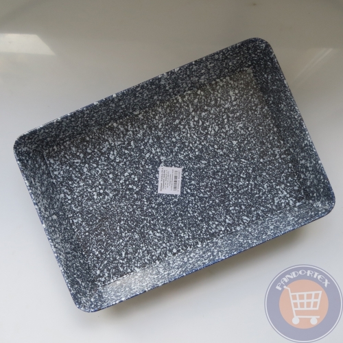 ZOMÁNCOZOTT SÜTŐTEPSI - 23x18 cm  (1)