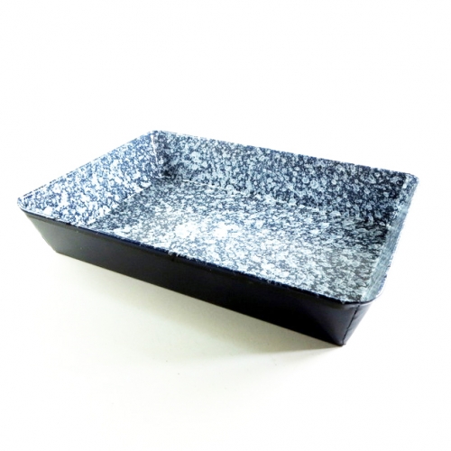 ZOMÁNCOZOTT  SÜTŐTEPSI - 28x20 cm (2)