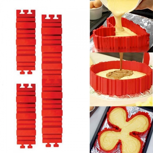 VÁLTOZTATHATÓ ALAKÚ SZILIKON TORTAFORMA 