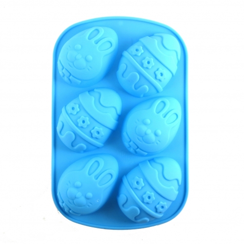 6 RÉSZES SZILIKON FORMA – NYUSZIS TOJÁSOK, HÚSVÉTI TOJÁSOK