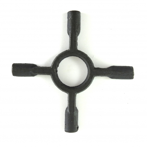 ÖNTÖTTVAS LÁNGELOSZTÓ, LÁNGTERELŐ - 4 ÁGÚ 11 CM