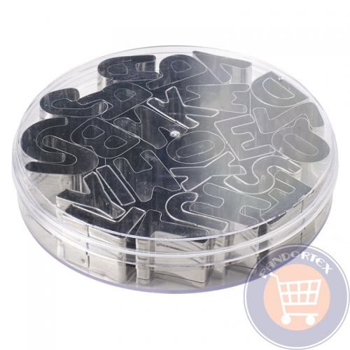 26 DARABOS FÉM BETŰ KISZÚRÓ KÉSZLET 