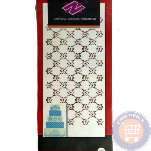 TORTA STENCIL, SABLON - VIRÁGOK (ZN-613)