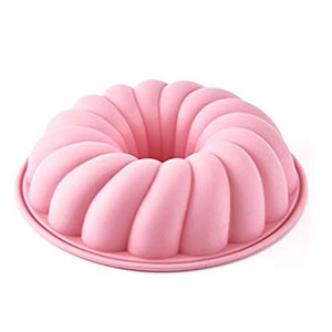 SZILIKON LAPOS KUGLÓF FORMA - CSAVART 24 CM