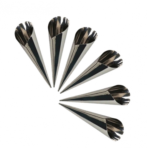 6 DARABOS KICSI HABROLÓ SÜTŐFORMA 9 CM