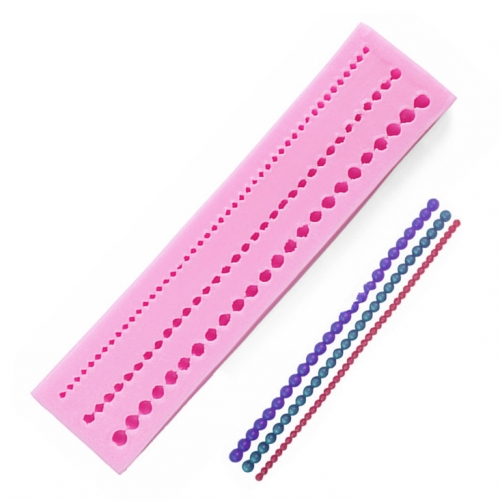 SZILIKON FONDANT ÉS MARCIPÁN MINTÁZÓ – GYÖNGYSOR 17 CM