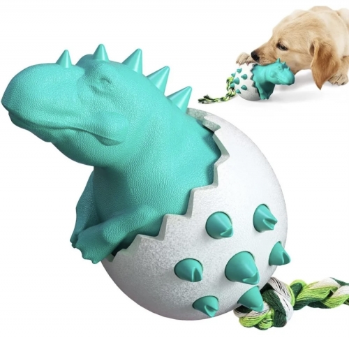 TPR FOGTISZTÍTÓS HÚZÓKÖTELES JÁTÉK KUTYÁKNAK-DÍNÓTOJÁS