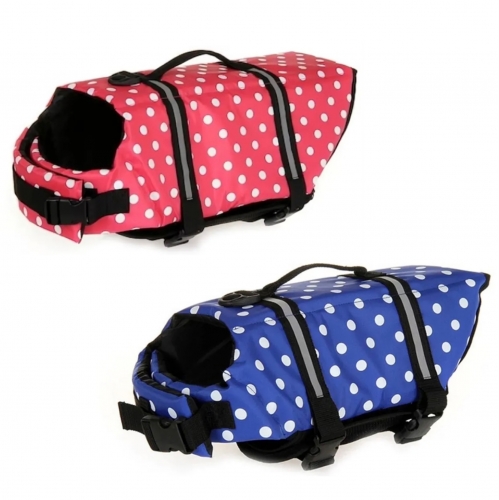 PRÉMIUM KISÁLLAT MENTŐ ÉS ÚSZÓMELLÉNY - PÖTTYÖS -L