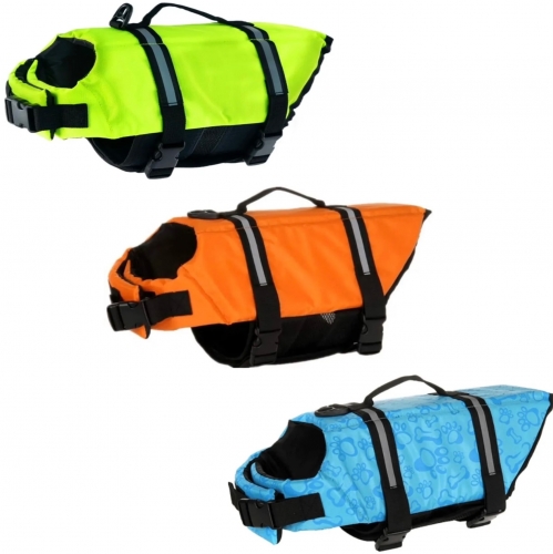 PRÉMIUM KISÁLLAT MENTŐ ÉS ÚSZÓMELLÉNY - KÉK,ZÖLD,NARANCS -XL