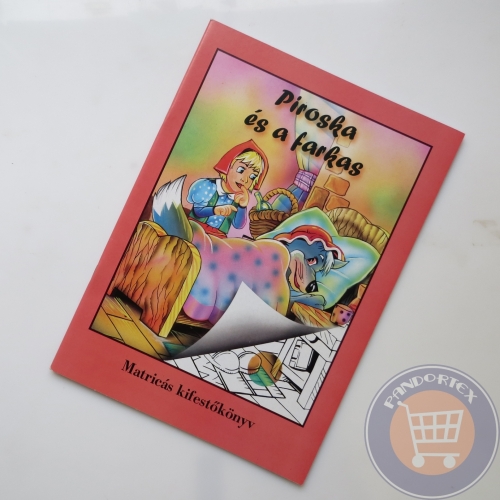 MATRICÁS KIFESTŐKÖNYV - PIROSKA ÉS A FARKAS