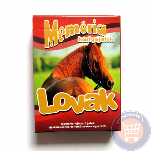 MEMÓRIA KÁRTYAJÁTÉK - LOVAK