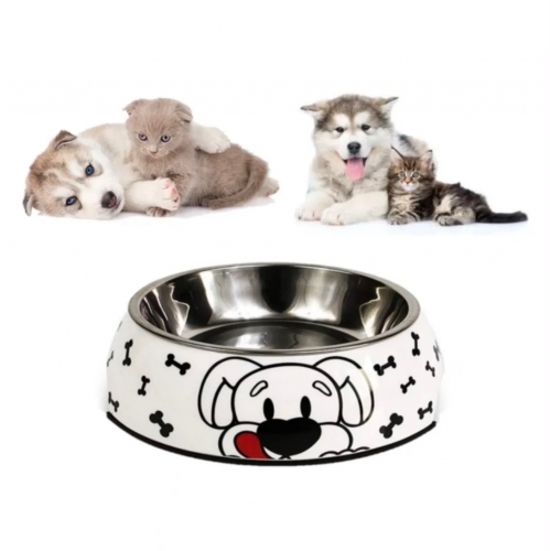 MINTÁS MELAMIN ANYAGÚ KIVEHETŐ TÁL KISÁLLATOKANAK-KICSI 