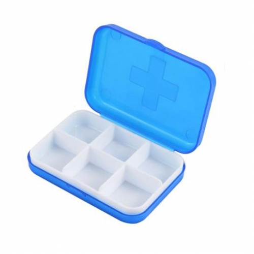 6 RÉSZES GYÓGYSZER TÁROLÓ DOBOZ 