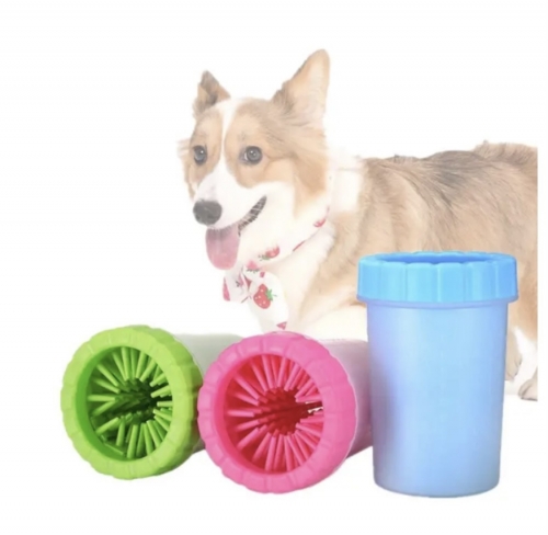 SZILIKON KUTYA LÁBMOSÓ - NAGY