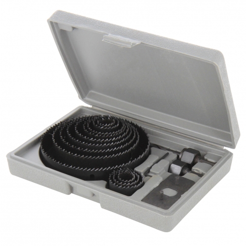 16 RÉSZES LYUKFÚRÓ, KÖRVÁGÓ KÉSZLET 