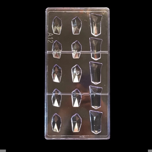 POLIKARBONÁT  BONBON FORMA - DRÁGAKÖVEK