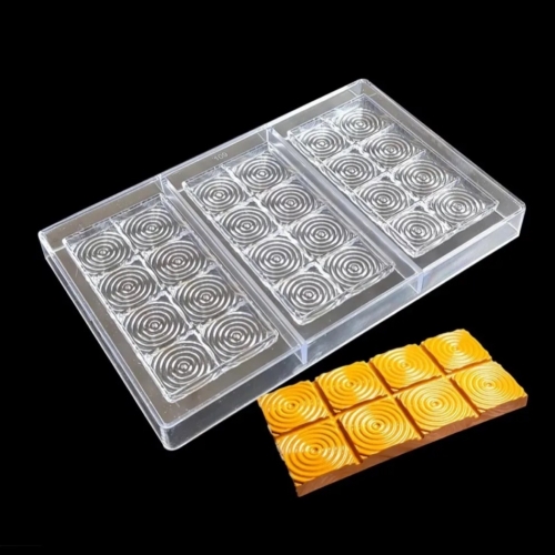 POLIKARBONÁT BONBON FORMA - SPIRÁL SOR