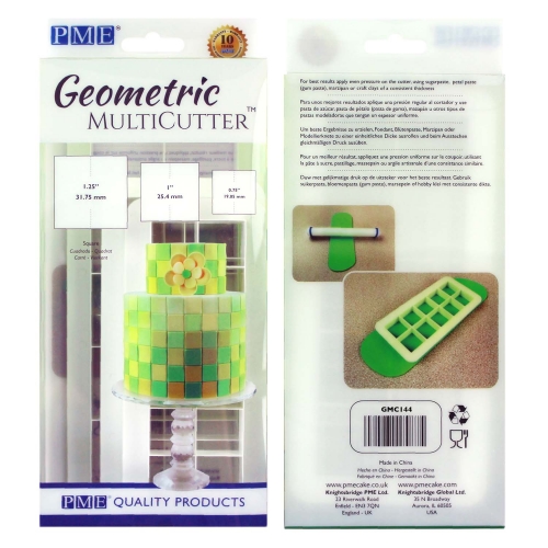 GEOMETRIKUS FONDANT KISZÚRÓ - NÉGYSZÖG