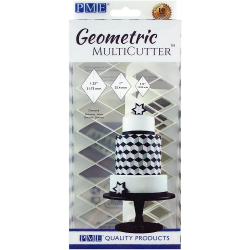 GEOMETRIKUS FONDANT KISZÚRÓ - ROMBUSZ