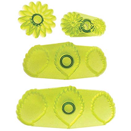 4 RÉSZES FONDANT KISZÚRÓ - EPER LEVELEK