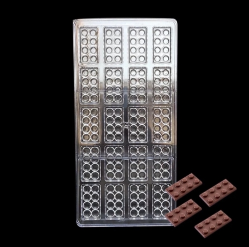 POLIKARBONÁT BONBON FORMA - LEGO CSOKI