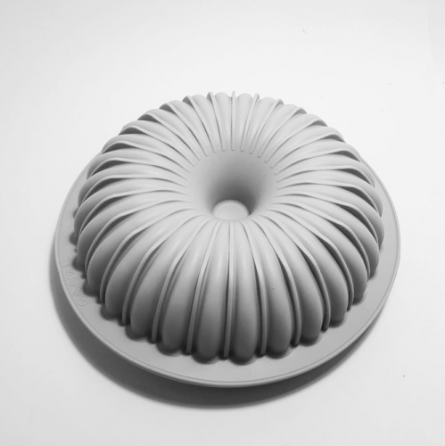 SZÜRKE SZILIKON KUGLÓF FORMA - 18,5 CM