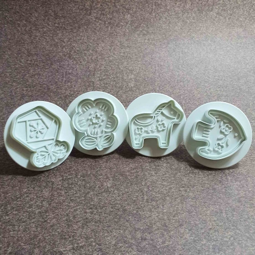 4 DARABOS KISZÚRÓ SZETT - VIRÁG, PÓNI, HAL