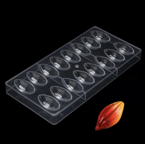 POLIKARBONÁT BONBON FORMA - MANDULA