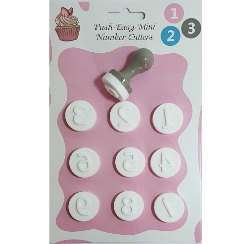 FONDANT PECSÉT KÉSZLET - SZÁMOK