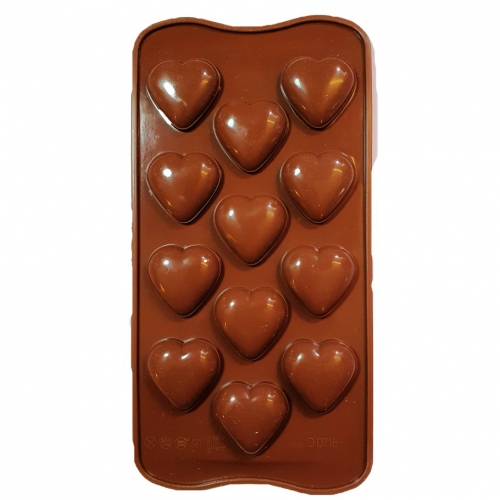 SZILIKON CSOKIÖNTŐ FORMA - SZÍV,  AMORE