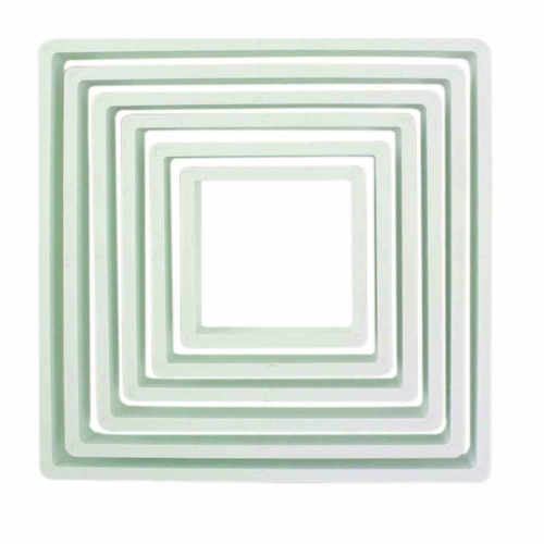 6 DARABOS FEHÉR KISZÚRÓ - NÉGYSZÖG