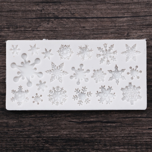 SZILIKON FONDANT MINTÁZÓ - 20 HÓPEHELY