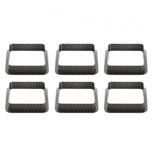 6 DARABOS TARTE FORMA - NÉGYSZÖG