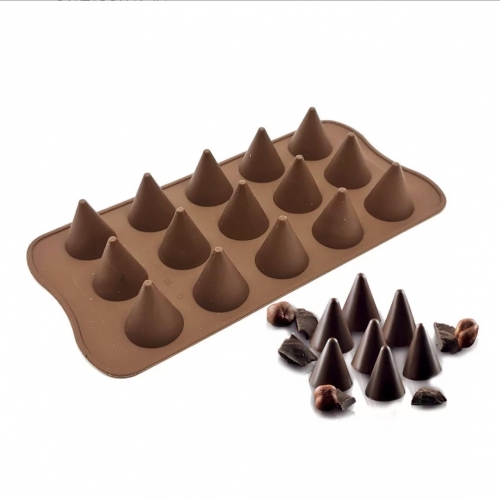 SZILIKON BONBON FORMA - KÚPOK