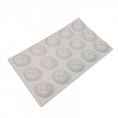 SZILIKON FORMA - 15 MINI CSAVART HABCSÓK