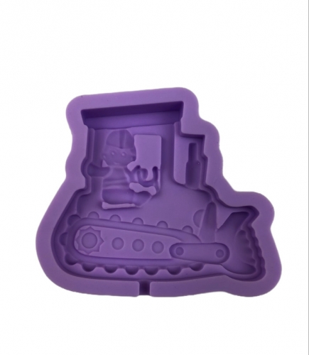 SZILIKON FONDANT MINTÁZÓ - TRAKTOR, MUNKAGÉP