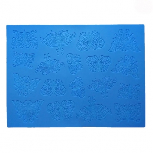 SZILIKON LAP CUKORCSIPKE, OSTYA, TUILE- PILLANGÓK