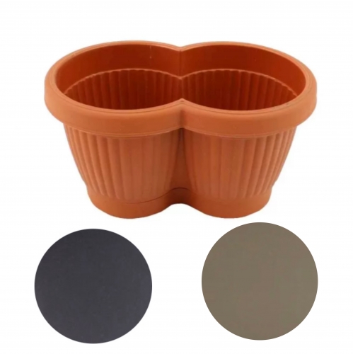 BORDÁS BALKONLÁDA ALÁTÉTTEL - 40 CM