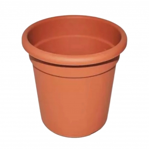 KEREK MŰANYAG ÜLTETŐ VIRÁG CSERÉP - 14 CM