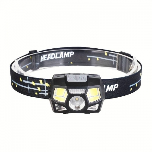 TÖLTHETŐ VÍZÁLLÓ  INTELLIGENS INDUKCIÓS FEJLÁMPA - COB ÉS LED 